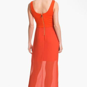 Coral Maxi Dress